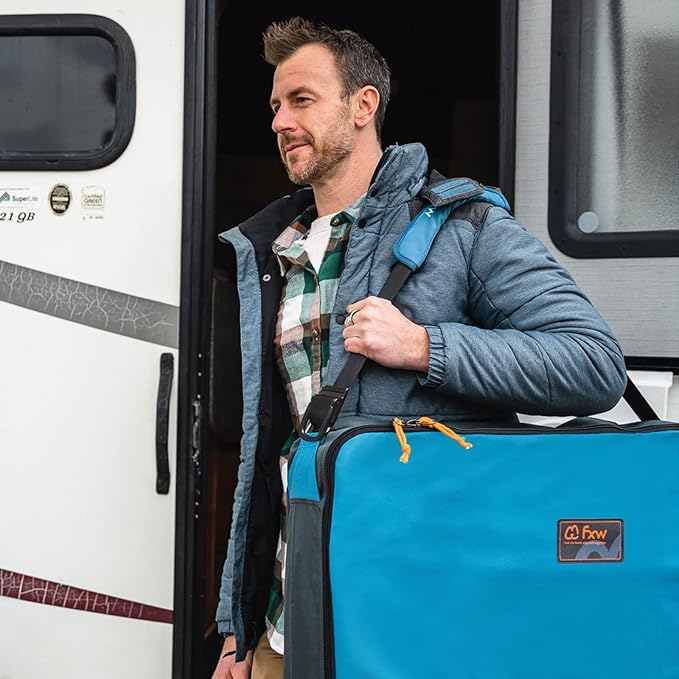 FXW Specialized Dog Playpen Storage Bag (Not Suitable for Other Brands), Designed for RV Trips, Fits 50" H 8 Panels and 9 Stakes│Patented