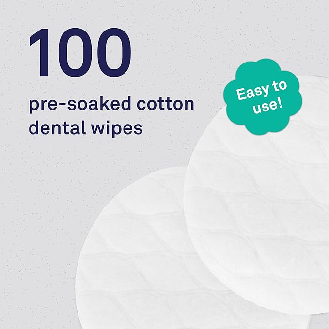 Petpost | Dental Wipes for Dogs - Bad Breath and Tooth Buildup Remover - Presoaked Pads in Natural Tooth Cleaning Solution 100 ct.