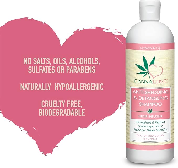 CannaLove Anti-Shedding/Detangling Shampoo