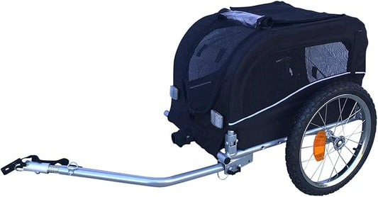 Small Pet Dog and Bike Bicycle Trailer (Black)