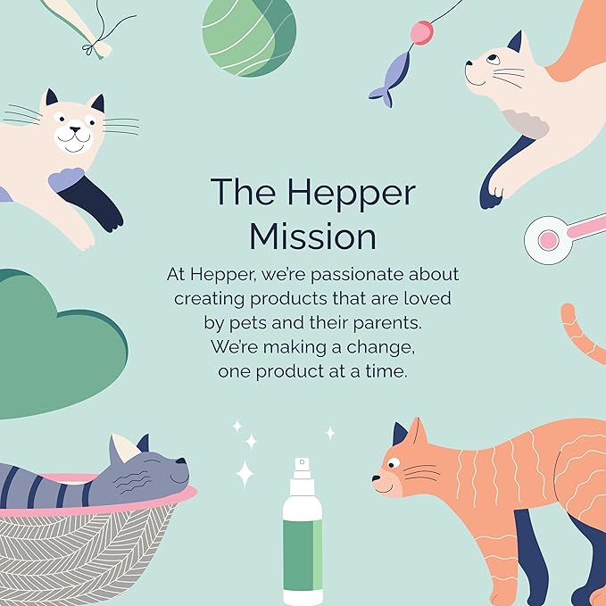 Hepper Pet Cologne Spray - Long-Lasting Dog/Cat Cologne & Perfume Spray for Pups/Kittens - Grooming Elegance & Enduring Fragrance! Aloe and Cucumber Fresh Scent