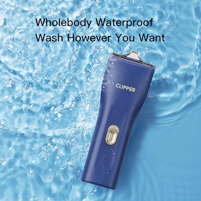 Handy & Powerful Long Lasting Pet Electric Hair Trimmer Kits Waterproof Cordless Rechargeable Grooming Shavers for Small Dogs and Cats