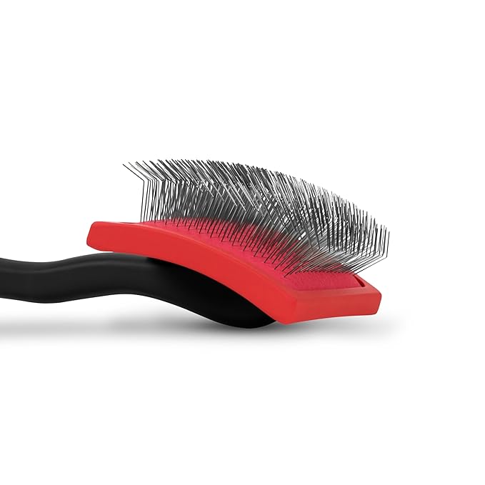Paw Brothers Big Paw Slicker Brush for Long and Short Haired Dogs - Ideal for Doodles, Goldendoodles, Poodles, Long Pin Grooming