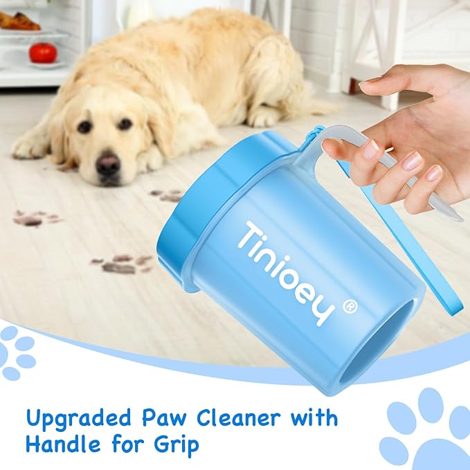 Paw Cleaner for Dogs Medium Small Breed with Handle | Dog Paw Cleaner to Clean Muddy Paws | Dog Foot Cleaner Paw Washer for Dogs & Pets| Dog Feet Washer