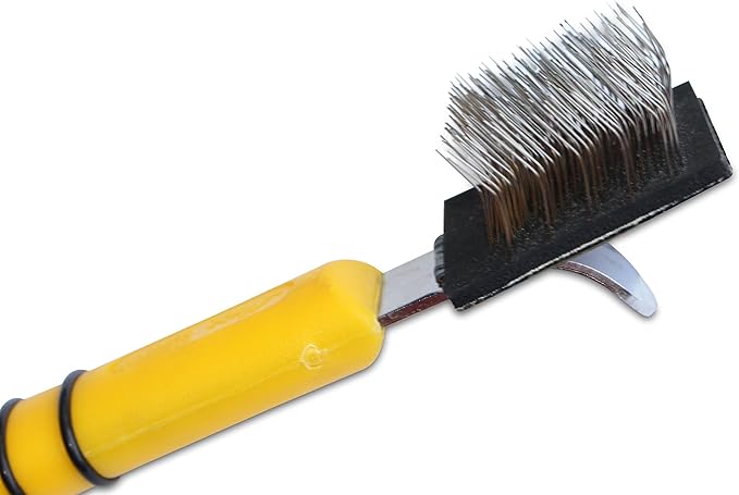 Mars Flexy-King Flexible Slicker Brush, Stainless Steel Bristles