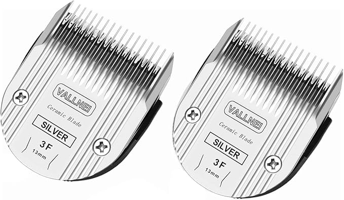 Detachable Adjustable Pet Dog Grooming Clipper Replacement Blade Compatible with WAHL Professional Animal Blade Arco, Bravura, Chromado, Creativa, Figura, and Motion Pet, Dog, and Horse Clippers(3F2)