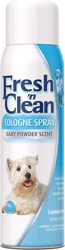 PetAg Fresh 'n Clean Cologne Spray - Baby Powder Scent - 12 Ounce