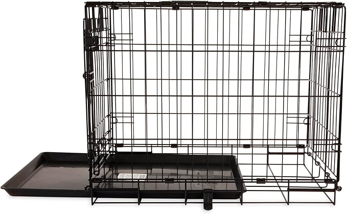 Precision Pet Products One Door Provalue Wire Dog Crate, 24 Inch, For Pets 15-30 lbs, With 5-Point Locking System