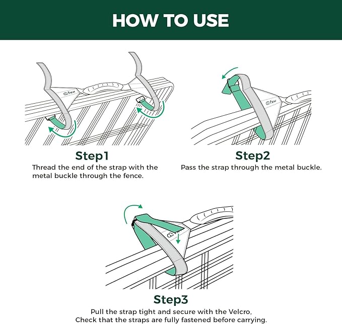 FXW MiniPaws Dog Playpen Designed for Puppies/Small Dogs & FXW Easy-Carry Straps, Fit 8-Panel of All Heights Dog Playpen