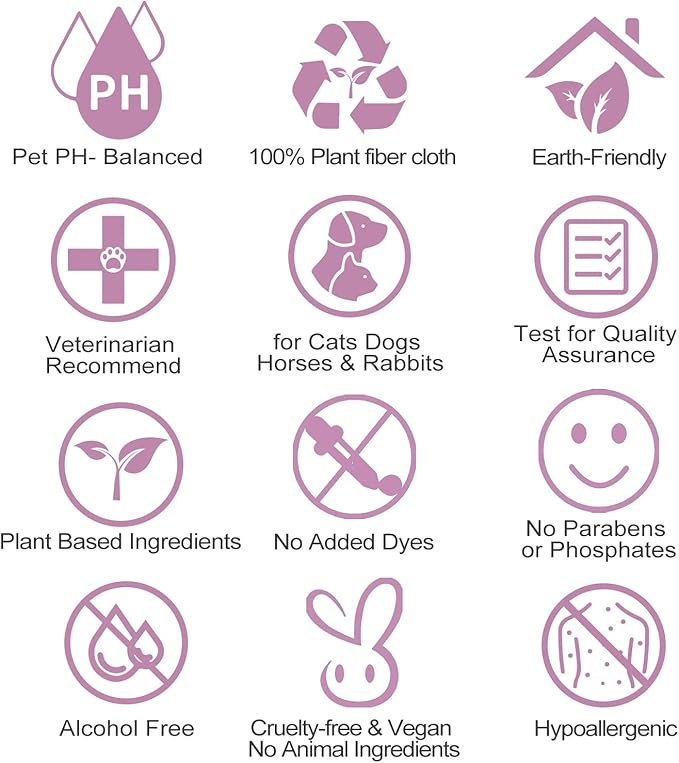 DR.EASY Lavender 200ct Scent Pet Wipes for Dogs and Cats,Ears, Face, Butt, Body and Eye –Convenient, Nature,Home or Travel,Best Pet Supplies