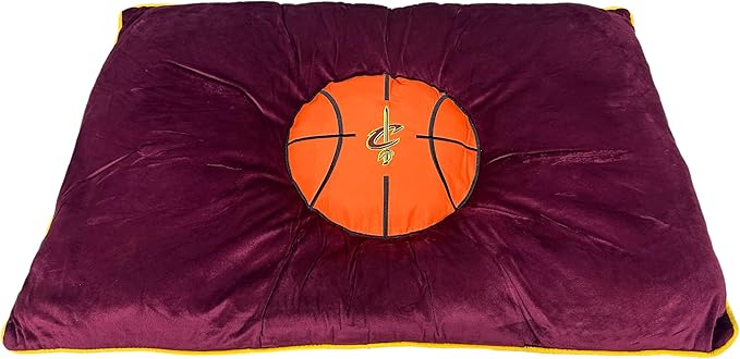 NBA Cleveland Cavaliers Dog Mattress Pillow Bed Basketball Plush Soft Pet Bed