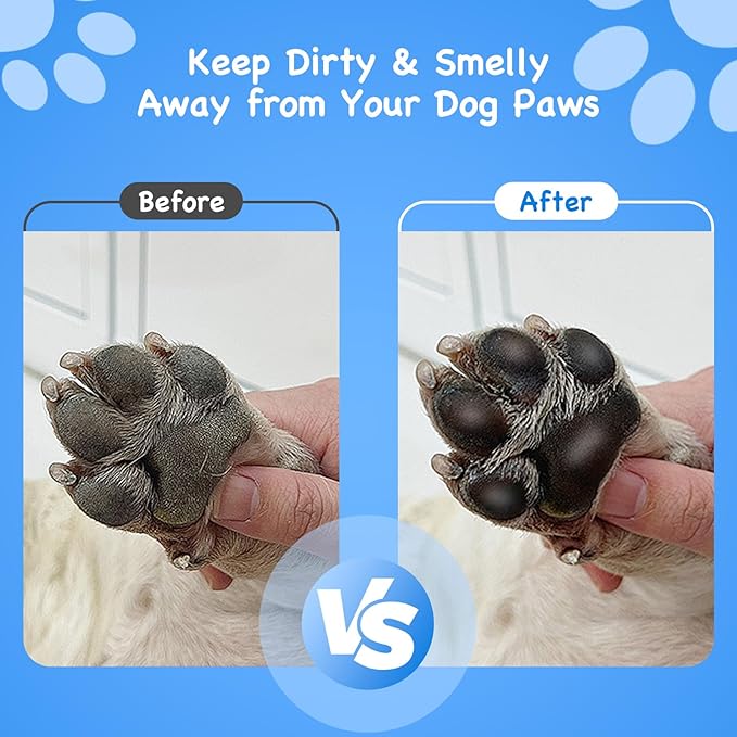 Paw Cleaner for Dogs Medium Small Breed with Handle | Dog Paw Cleaner to Clean Muddy Paws | Dog Foot Cleaner Paw Washer for Dogs & Pets| Dog Feet Washer