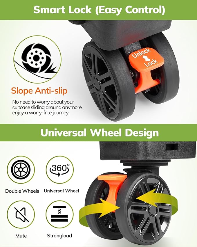 Morpilot Cat Carrier with Wheels Airline Approved, Pet Dog Carrier with Wheels for Small Dogs, Rolling Cat Carrier for Cats Puppy, Stroller Detachable and Foldable Pet Travel Bag (Large - Light Gray)