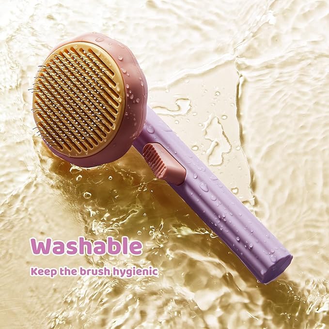 Self-Cleaning Pet Brush Grooming Comb for Cats Dogs Hair Shedding Tools for Tangled Hair Removing Cleaning Massage