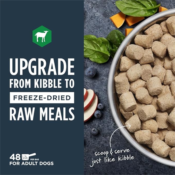 Instinct Freeze Dried Raw Meals Grain Free Dog Food, Dog Food Dry, Freeze Dried Dog Food, Raw Dog Food, Lamb Recipe, 24 oz