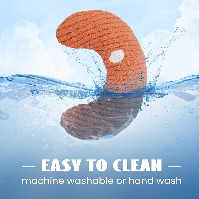 T'CHAQUE Cat Pillow, Dog Neck Pillow Anxiety Relief, Comfort Cat Pillows for Indoor Cats, Ultra Soft Dog Calming Pillow Bed, Half Donut Cuddler Sleeping Improve Pillow Pet for Upper Spine Support