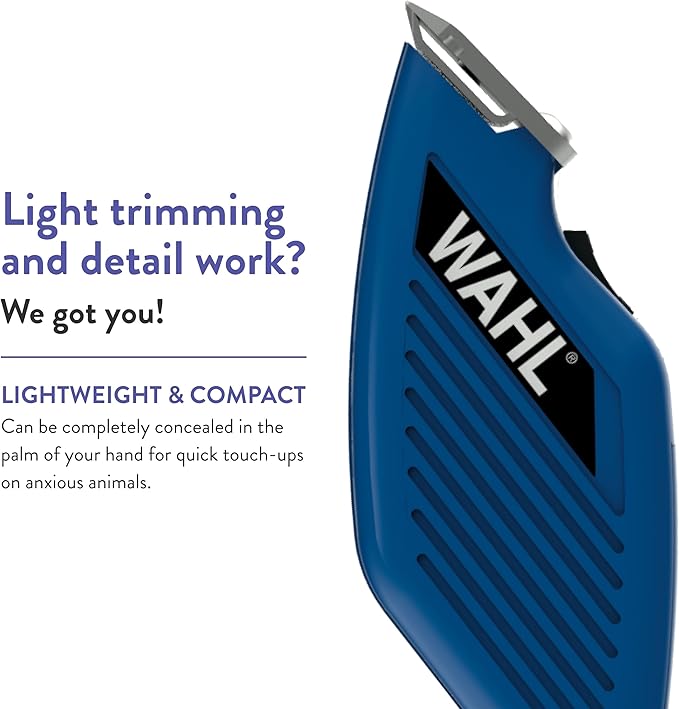 Wahl Professional Animal Pocket Pro Equine Compact Horse Trimmer and Grooming Kit - Blue