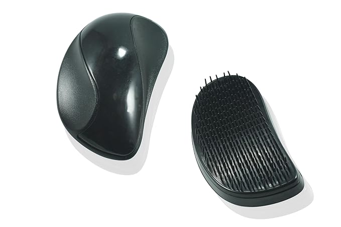 Grooming Brush for Small Dogs - Ideal for Shih Tzus, Yorkies, and Maltipoos - Gentle Puppy Hair Brushes for Effective Grooming - (Black)