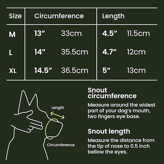 BRONZEDOG Wire Dog Muzzle German Shepherd for Medium Large Dogs Adjustable Durable Metal Basket for Biting Chewing Barking (L)