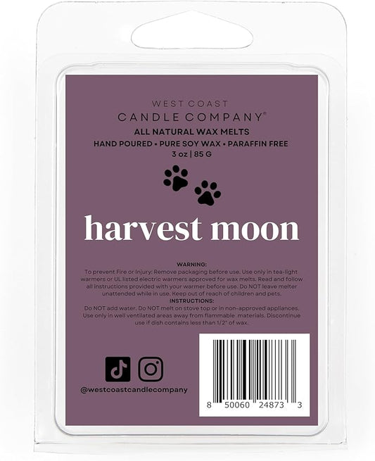 Harvest Moon Pet Safe All Natural Soy Wax Melts - Non-Toxic Odor Eliminator