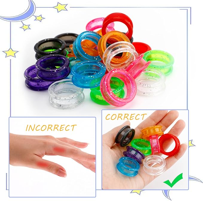 80-Piece Scissors Finger Rings Professional Dog Grooming Scissors Accessories for Dog Hair Cutting, Ergonomic Pet Shear Finger Ring Thumb Inserts Grips for Comfortable and Precise Grooming
