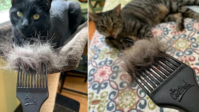 Undercoat Brush by The CoatHook | Effective Deshedding Comb for Brushing Shedding Pets | Gentle Pet Grooming Tool Made in the USA