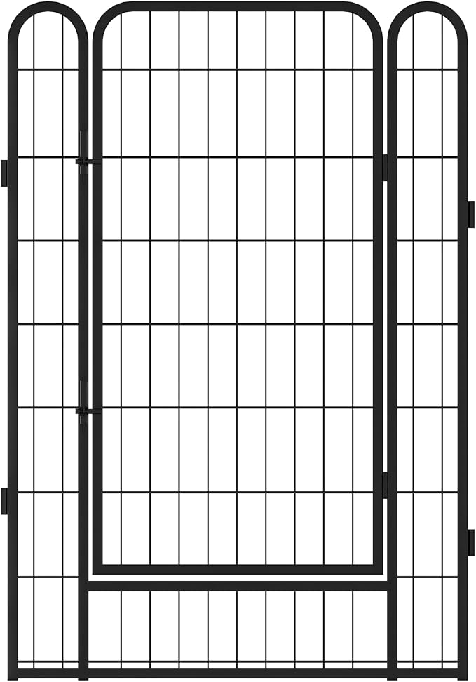 KEIKI 12 Panels 39.37" H Heavy Duty Metal Playpen with Door for Dog Fence,Pet Exercise Pen Versatile Shape for Outdoor Indoor