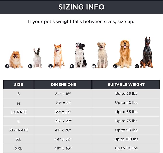 Bedsure Washable Dog Crate Bed for Medium Dogs, Reversible Foam Floor Dog Mat, Lightweight Travel Flat Pet Beds for Indoor & Outdoor Dogs (29" x 21", Brown)