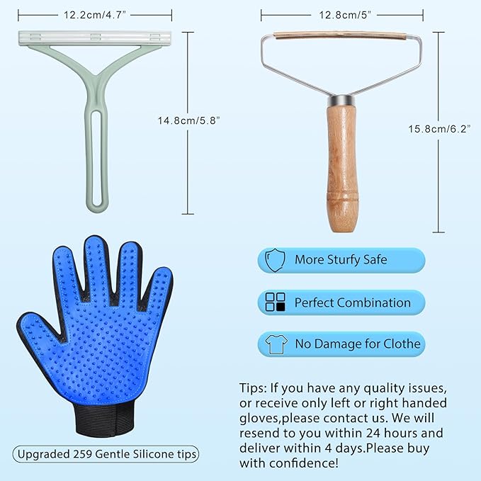 Pet Grooming Glove Brush,Self-Cleaning Slicker Pet Brush for Short and Long Haired pats,Dog Bath Brush for Shedding and Grooming,Removes Loose Hair and Tangles,Promote Circulation