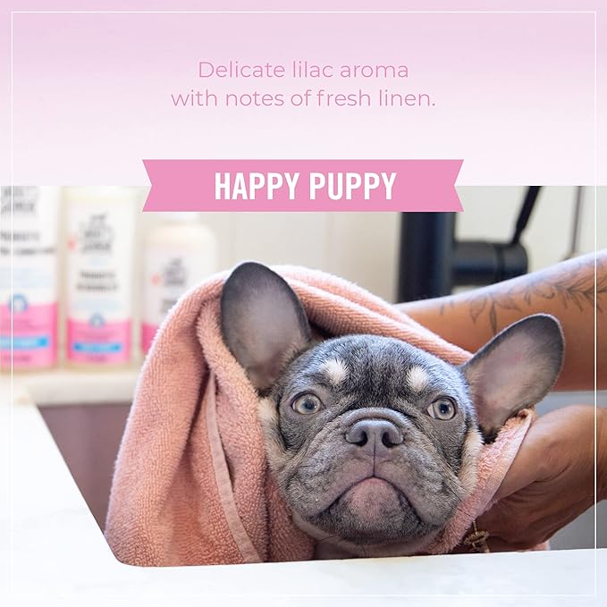 SKOUT'S HONOR Pet Deodorizer Spray- Hydrating Daily-Use with Avocado Oil & Omega-3s, Paraben & Sulfate-Free, 97% Natural, 8oz, Happy Puppy