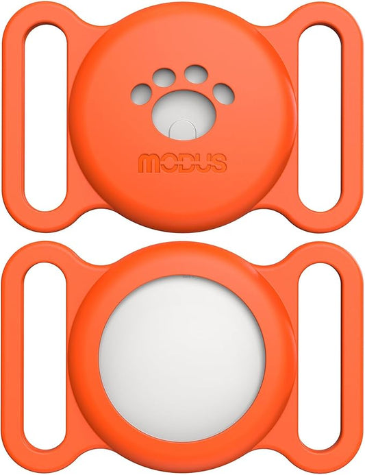 MODUS GPS Tracker Dog Collar Holder, Mini GPS Cat Dog Tracker Case, Real-Time Location Pet Tracking Smart Tracker (iOS Only), No Monthly Fee Cat Collar Holder(Locator Included)