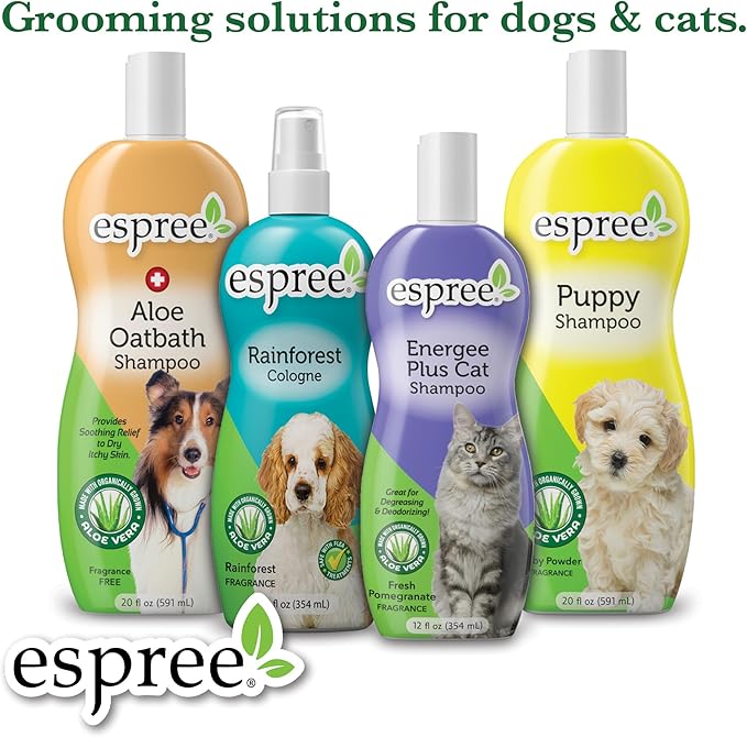 Espree Simple Shed Shampoo | Formulated to Decrease Seanonal & Non-Seasonal Shedding | 1 Gallon,White