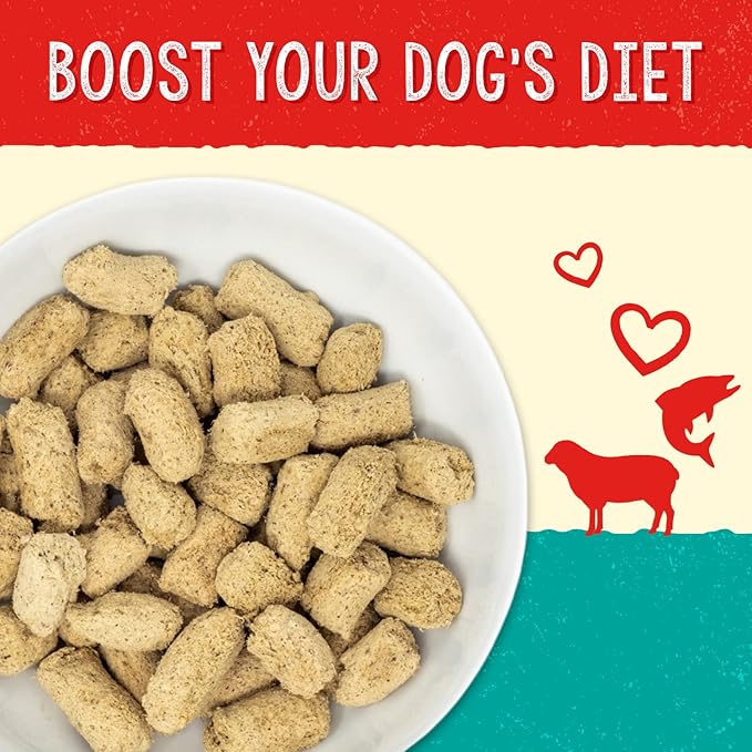 Stella & Chewy's Stella's Solutions Skin & Coat Boost Grass-Fed Lamb & Wild-Caught Salmon Dinner Morsels Freeze-Dried Raw Dog Food, 13 oz.