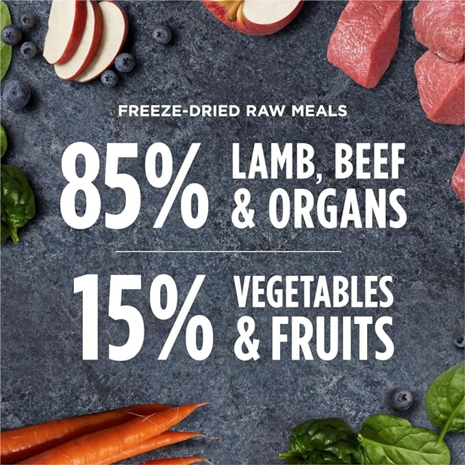 Instinct Freeze Dried Raw Meals Grain Free Dog Food, Dog Food Dry, Freeze Dried Dog Food, Raw Dog Food, Lamb Recipe, 9 oz