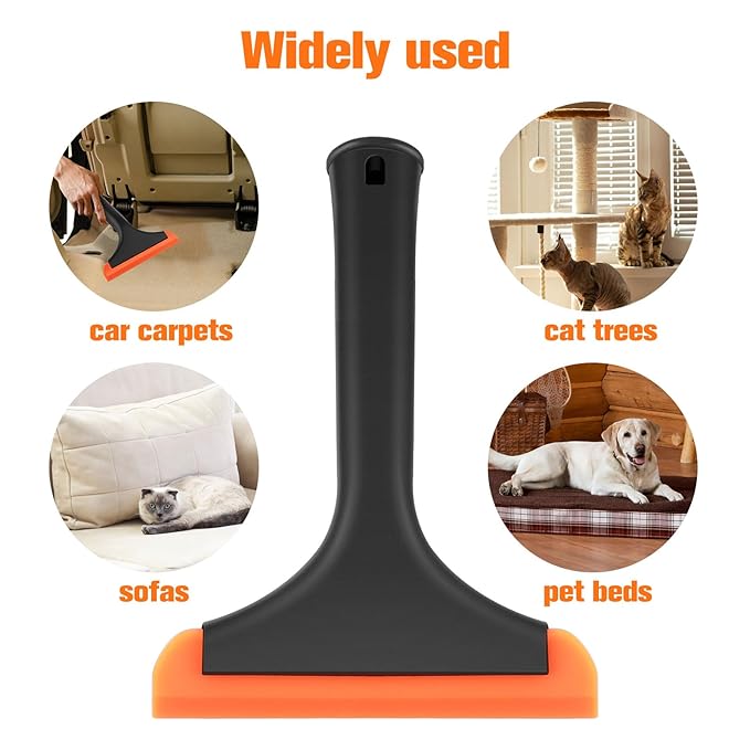 Sheepskin Wool Brush and Pet Hair Removal Carding Fur Restore Carpets Softness and Texture Let Rugs to New Looking