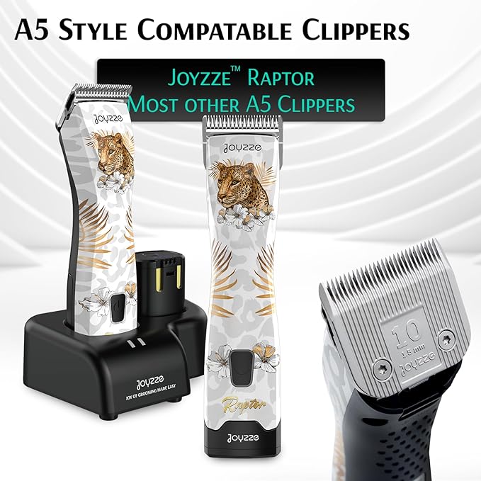 Professional Grade Dog Clipper Grooming Blade, Detachable, Replacement Blades - Stainless Steel, Coated Ceramic, A Series #40