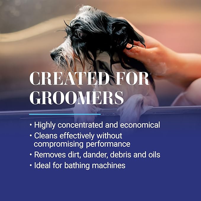 Chris Christensen Smartwash50 Hypoallergenic Ultra Concentrated Dog Shampoo, Makes Up to 50 Bottles, Groom Like a Professional, Delightfully Fragranced, Suitable for All Coats, Made in USA, 16 Oz