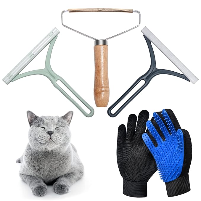 Pet Grooming Glove Brush,Self-Cleaning Slicker Pet Brush for Short and Long Haired pats,Dog Bath Brush for Shedding and Grooming,Removes Loose Hair and Tangles,Promote Circulation