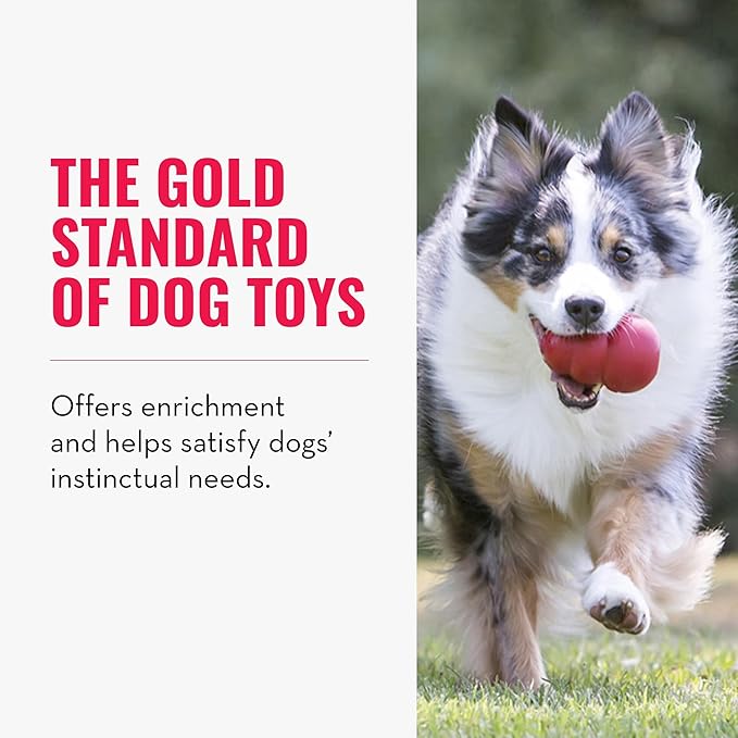 KONG Classic Stuffable Dog Toy - Fetch & Chew Toy for Dogs - Treat-Filling Capabilities & Erratic Bounce for Extended Play Time - Durable Natural Rubber Material - for XX-Large Dogs