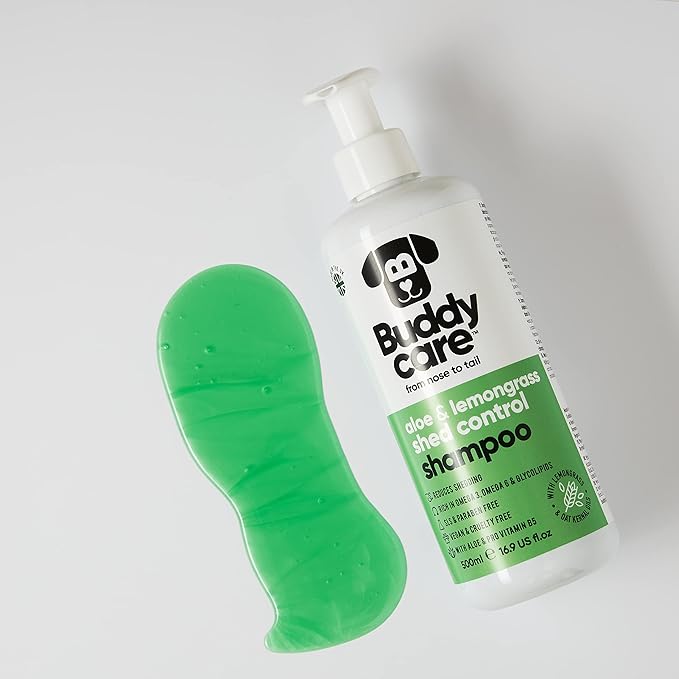 Shed Control Dog Shampoo Aloe & Lemongrass Scented | with Aloe Vera and Pro Vitamin B5 (50.72oz)