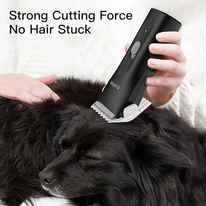 Handy & Powerful Long Lasting Pet Electric Hair Trimmer Kits Waterproof Cordless Rechargeable Grooming Shavers for Small Dogs and Cats