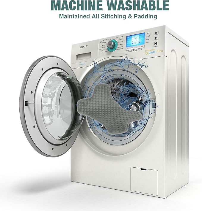 Small Dog Mat Washable Gray Memory Foam Crate Bed Pad for Puppy Dog Cushion Mat Anti Slip Flat Dog Cage Padded Mat,28"x20"