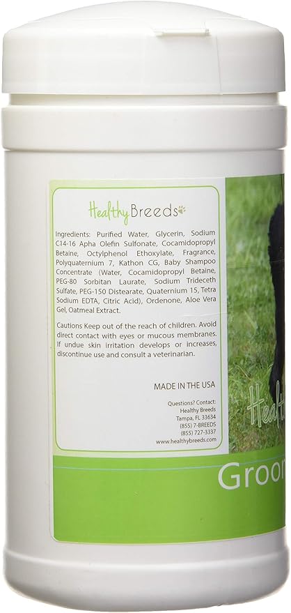 Healthy Breeds Affenpinscher Grooming Wipes 70 Count