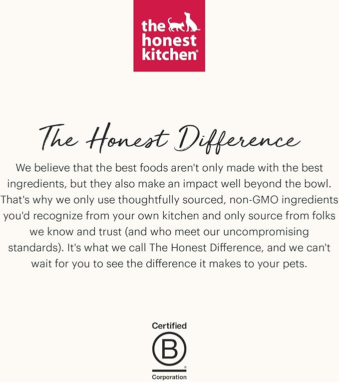 The Honest Kitchen Dehydrated Limited Ingredient Beef Dog Food, 4 lb Box