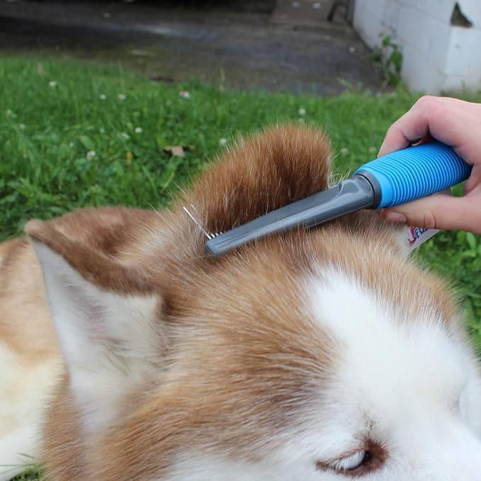 Ultimate Pet Shedding Comb, Red