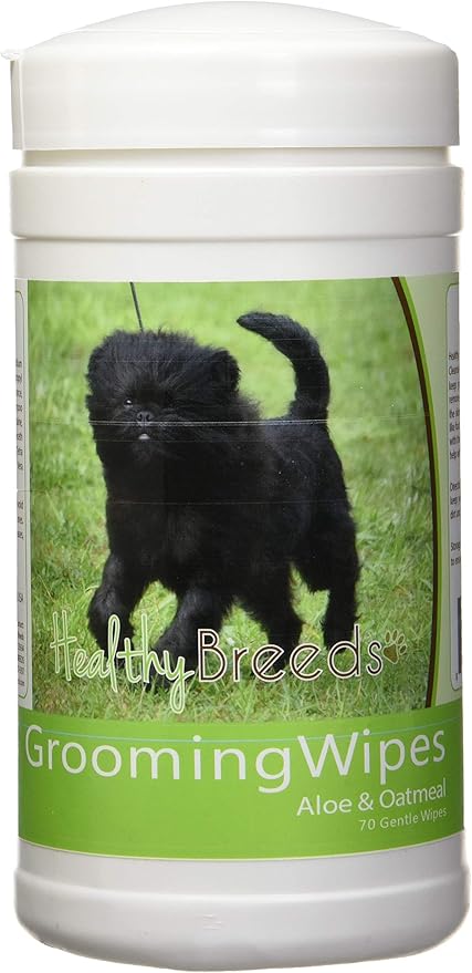 Healthy Breeds Affenpinscher Grooming Wipes 70 Count