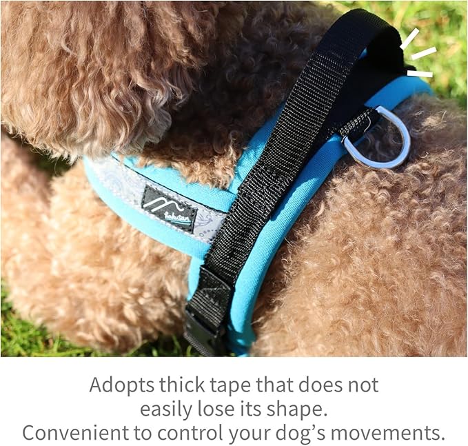 hakusan】 New Just Fit Dog Harness Dragon - Reflective, Paisley, Stress-Free, Japanese Made,one-touch buckles,easily put on,(Red×Black, 3)