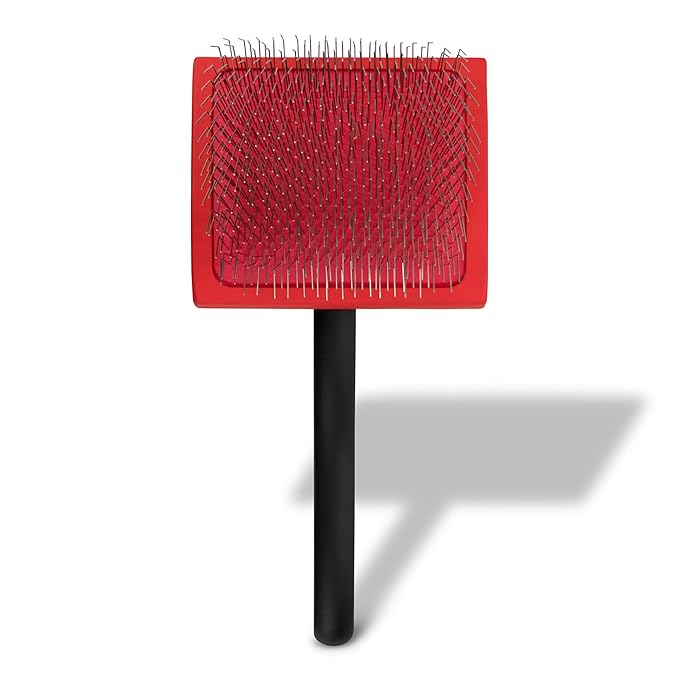 Paw Brothers Big Paw Slicker Brush for Long and Short Haired Dogs - Ideal for Doodles, Goldendoodles, Poodles, Long Pin Grooming