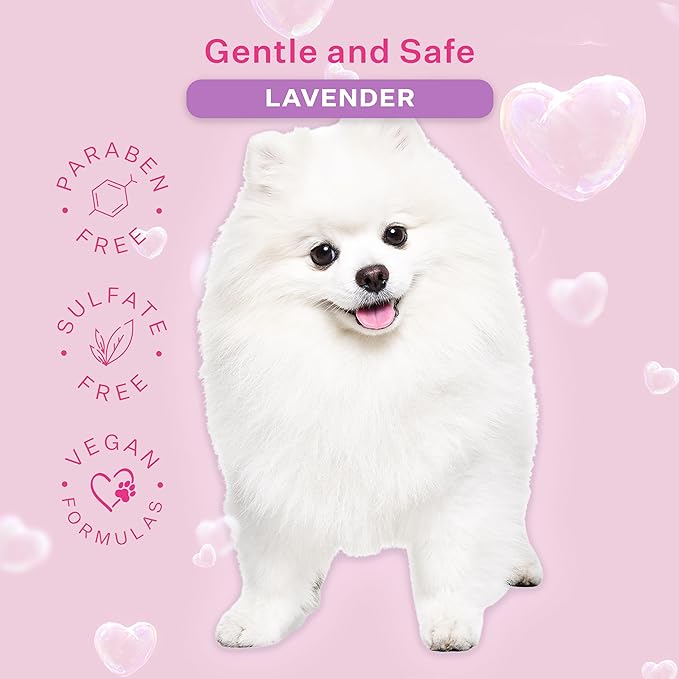 Paris Hilton Dog Perfume, Deodorizer & Detangler | Odor Neutralizing with Gentle Calming Lavender Scent - Sulfate-Free, Vegan, Hypoallergenic for All Pet Breeds 10oz/295ml