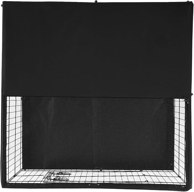 VEVOR Dog Playpen, 4 Pcs 24 x 36 in Panels Foldable Metal Pet Exercise Pen, Dog Fence Indoor and Outdoor Pen with Door, Top Cover, and Bottom Pad, Pet Playpen for Dogs, Cats and Other Small Animals